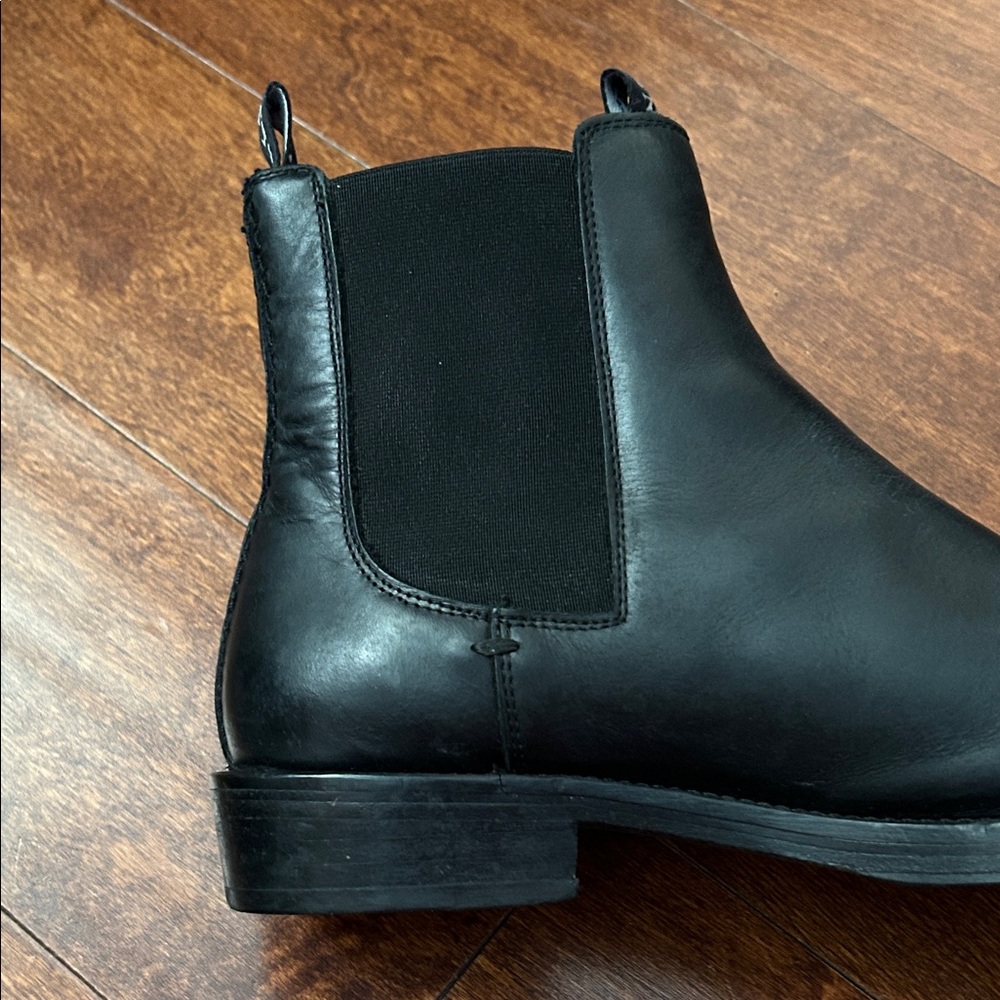 All Saints “Eli” Black Leather Chelsea Boots, Perfect Shoe Work to Play, Size 40 - Picture 7 of 16